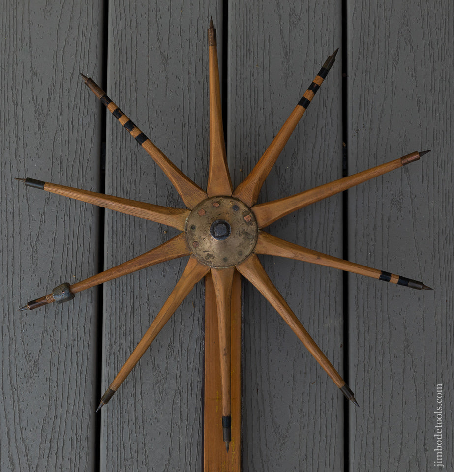 Remarkable Walking Wheel Log Caliper by FLOSSIE GREENLEAF - 102824