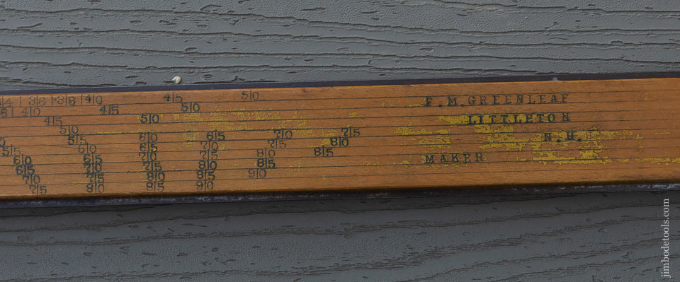 Remarkable Walking Wheel Log Caliper by FLOSSIE GREENLEAF - 102824