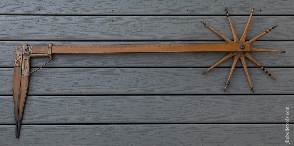 Remarkable Walking Wheel Log Caliper by FLOSSIE GREENLEAF - 102824