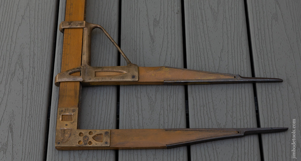 Remarkable Walking Wheel Log Caliper by FLOSSIE GREENLEAF - 102824