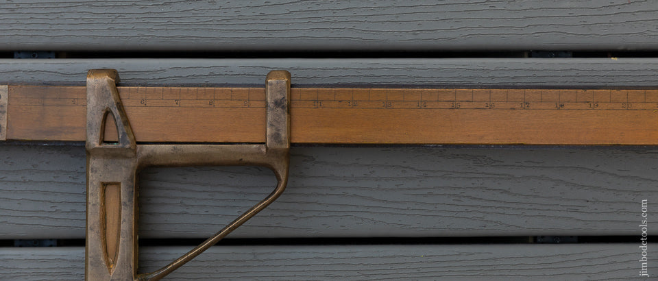 Remarkable Walking Wheel Log Caliper by FLOSSIE GREENLEAF - 102824