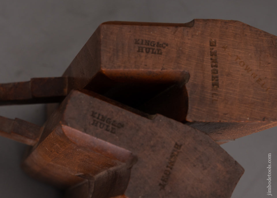 Near Mint KING & CO. HULL Skewed Set of 18 Hollow & Round Planes - 102834