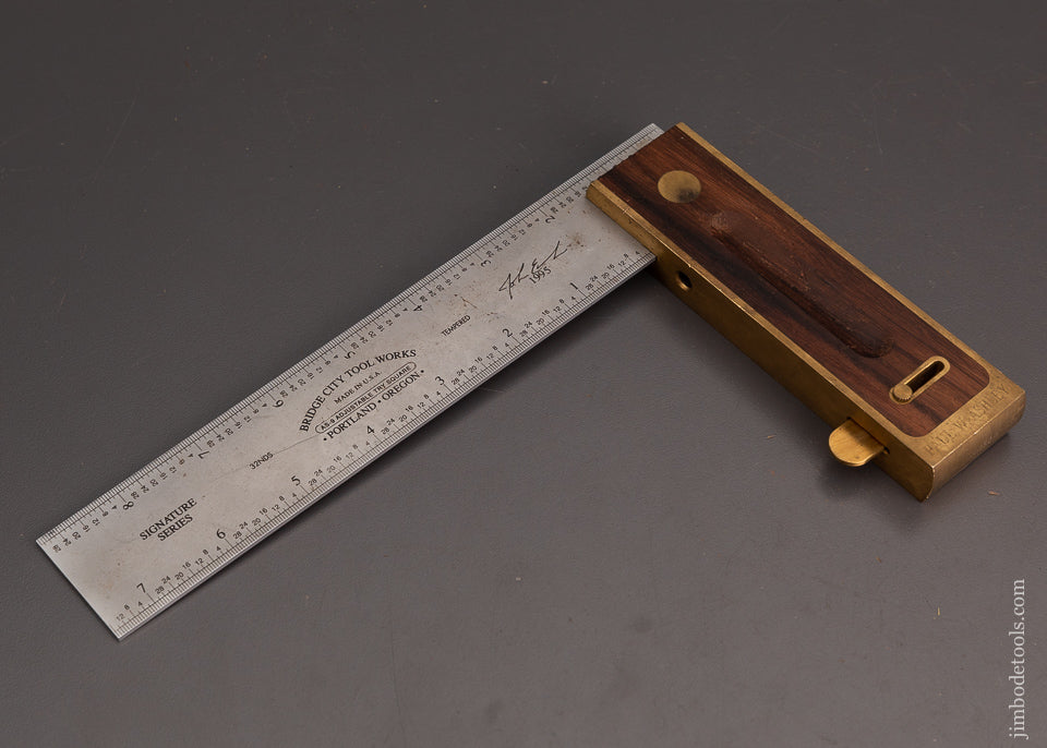 BRIDGE CITY TOOL WORKS AS-9 Adjustable Try Square - 102839