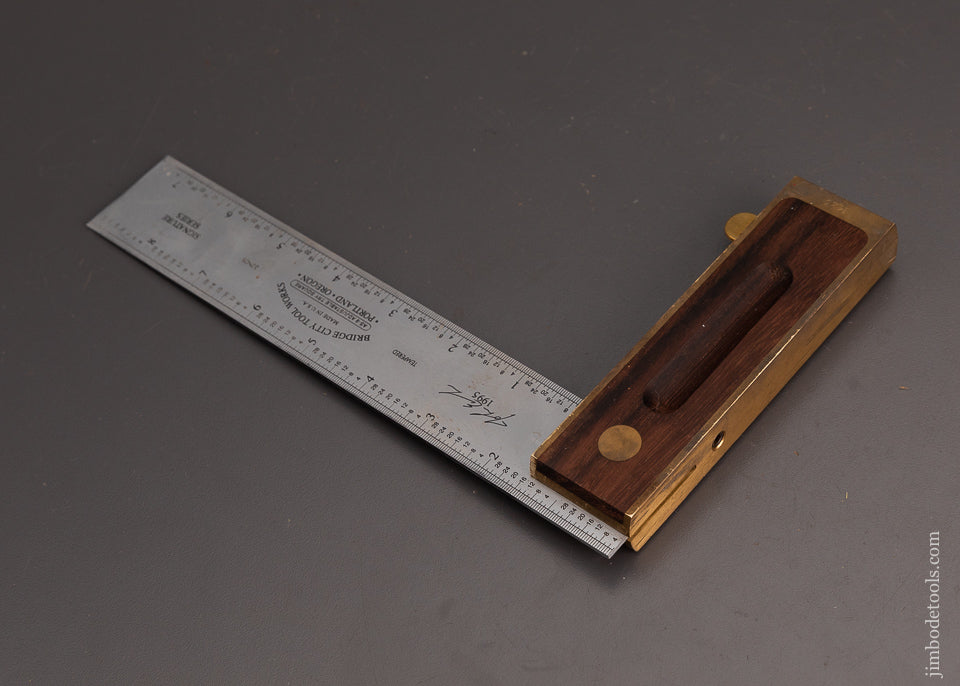 BRIDGE CITY TOOL WORKS AS-9 Adjustable Try Square - 102839