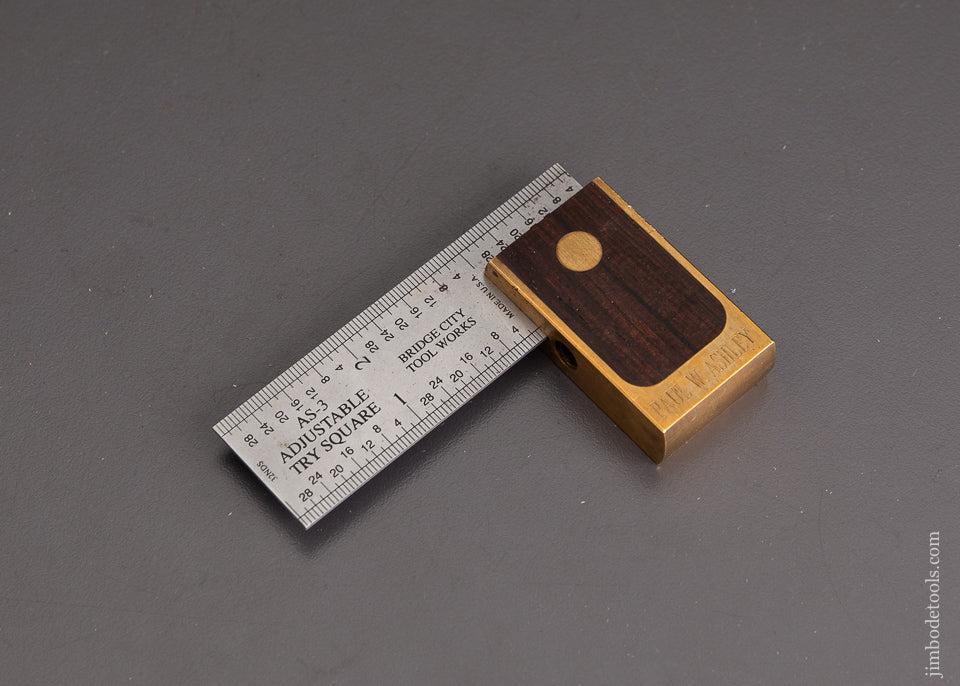 BRIDGE CITY TOOL WORKS AS-3 Adjustable Try Square 3 Inch - 102840