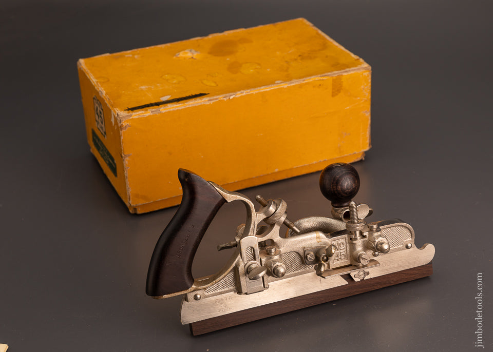 100% Complete STANLEY No. 45 Combination Plow Plane Near Mint in Box SWEETHEART - 102844