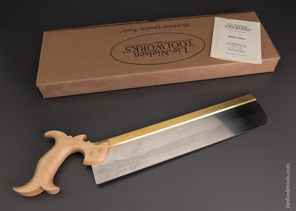 LIE NIELSEN 14 Inch Carcass Saw SAW-CS Mint in Box - 102857