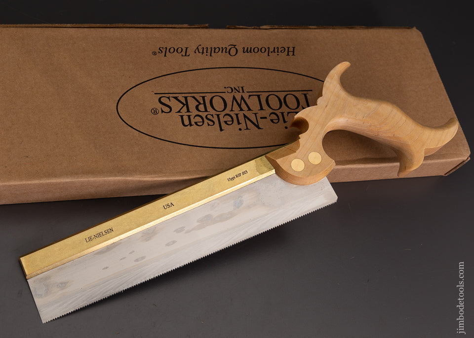 LIE NIELSEN Tapered Dovetail Saw SAW-TDS Mint in Box - 102858