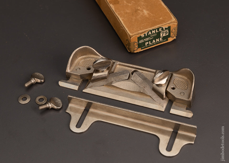 STANLEY No. 79 Side Rabbet Plane 100% Complete, Mint in Box - 102885