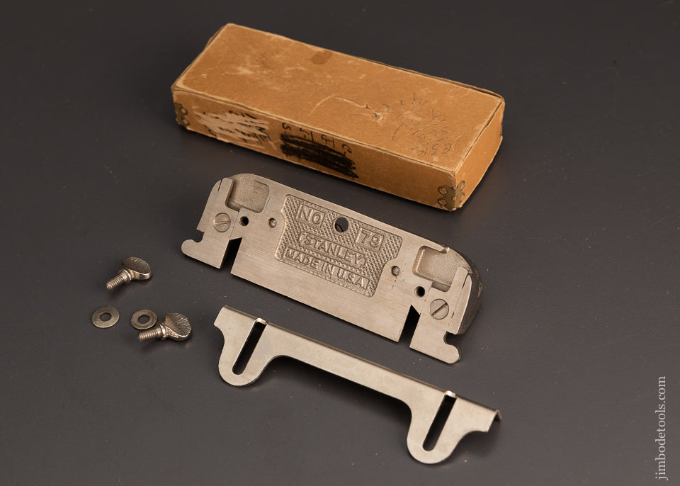 STANLEY No. 79 Side Rabbet Plane 100% Complete, Mint in Box - 102885