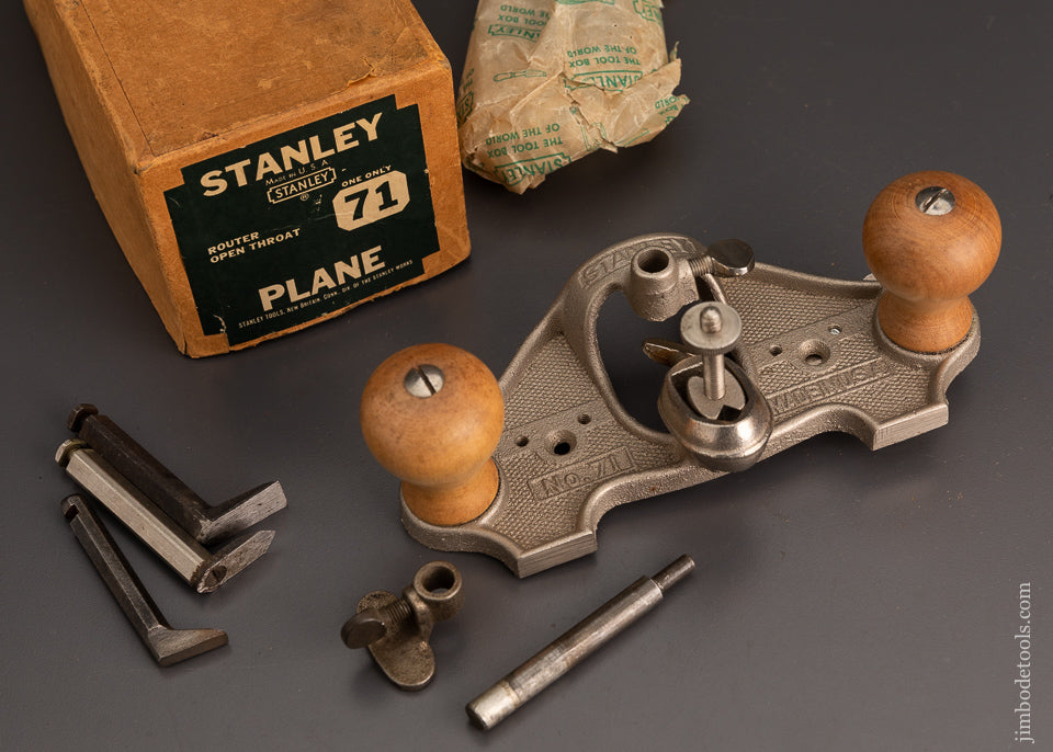 Dead Mint USA Model 100% Complete No. 71 Router Plane Mint in Box - 102886