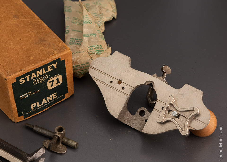Dead Mint USA Model 100% Complete No. 71 Router Plane Mint in Box - 102886