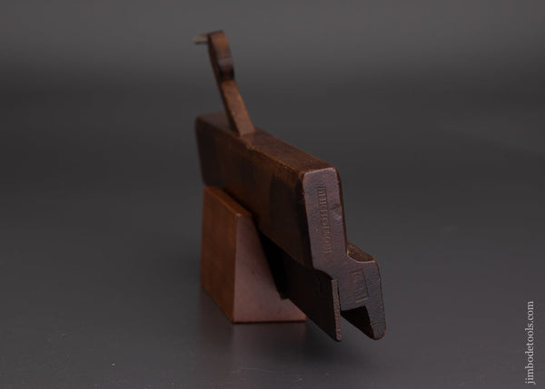 Fine I. NICHOLSON Yellow Birch 18th Century Groove Moulding Plane 10 inch - 102901