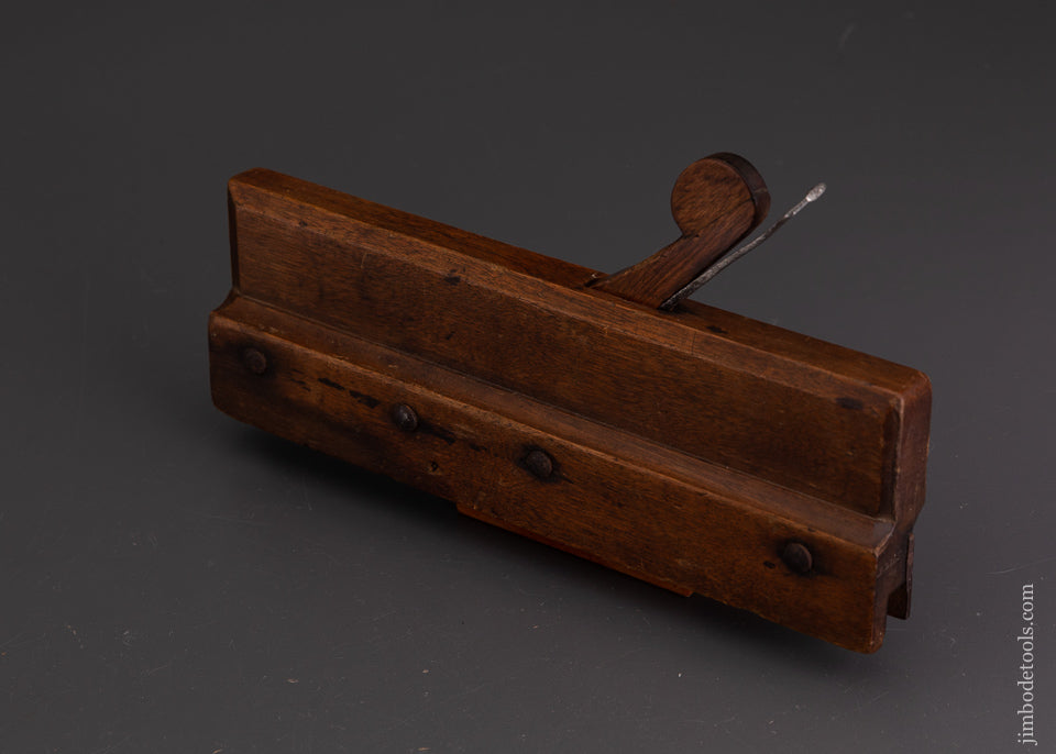 Fine I. NICHOLSON Yellow Birch 18th Century Groove Moulding Plane 10 inch - 102901