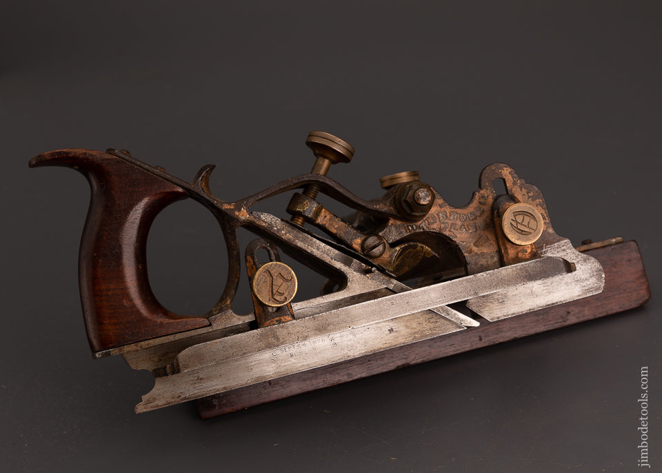 Fine MAYO PATENT Plow Plane in GOLD SEPT. 14, 1875 - 102903