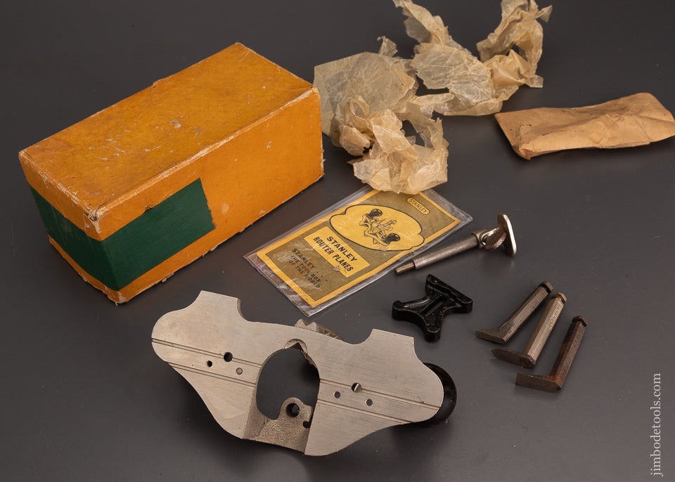 STANLEY No. 71 Router Plane 100% Complete Mint in Box - 102931
