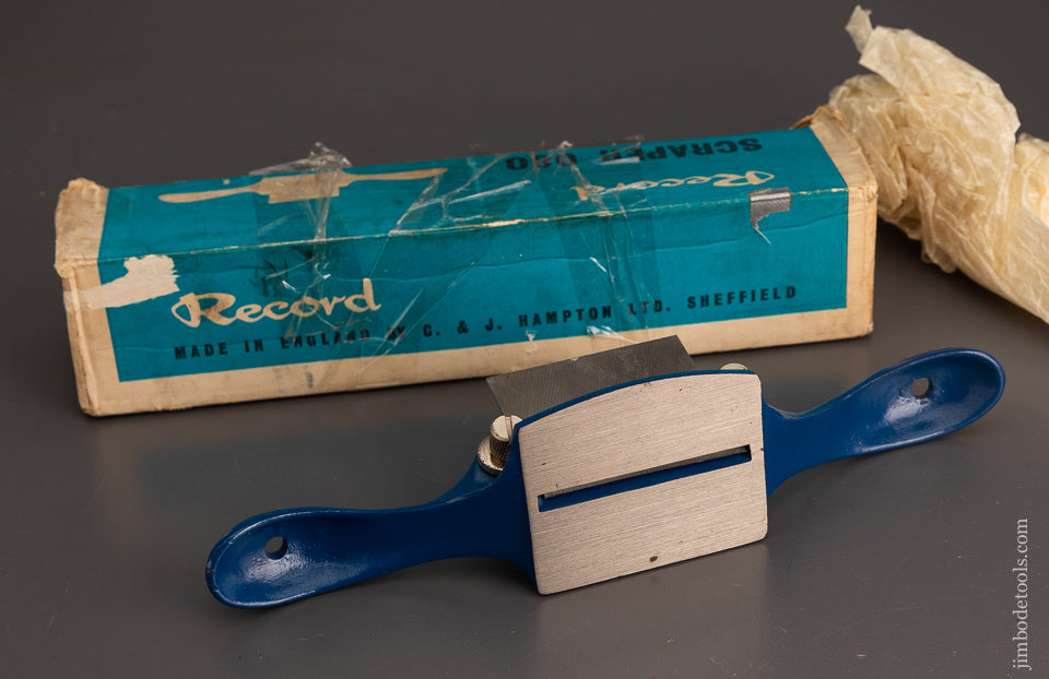RECORD No. 080 Scraper Plane Mint in Box with Toothing Iron - 102933