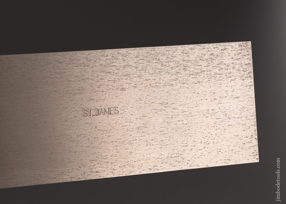 Magnificent ST. JAMES BAY HEAVY 10 Inch Ebony Try Square - 102936