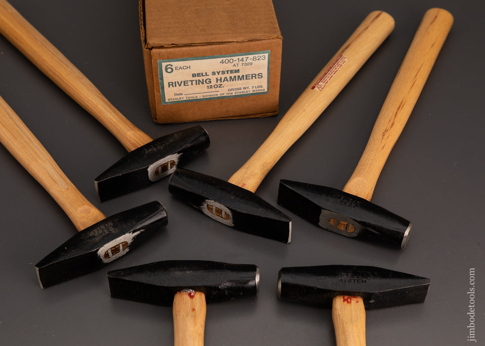 BELL SYSTEM 12 Ounce Riveting Hammers Mint in Box - 102948