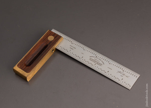 BRIDGE CITY TOOL WORKS 6 Inch AS-7 Adjustable Try Square - 102953