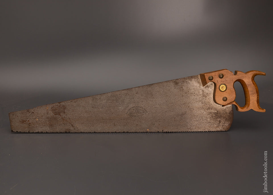 New Old Stock Unused DISSTON No. 7 Rip Hand Saw - 102967