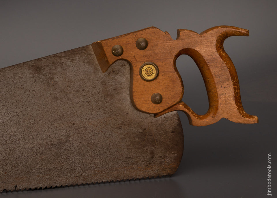 New Old Stock Unused DISSTON No. 7 Rip Hand Saw - 102967
