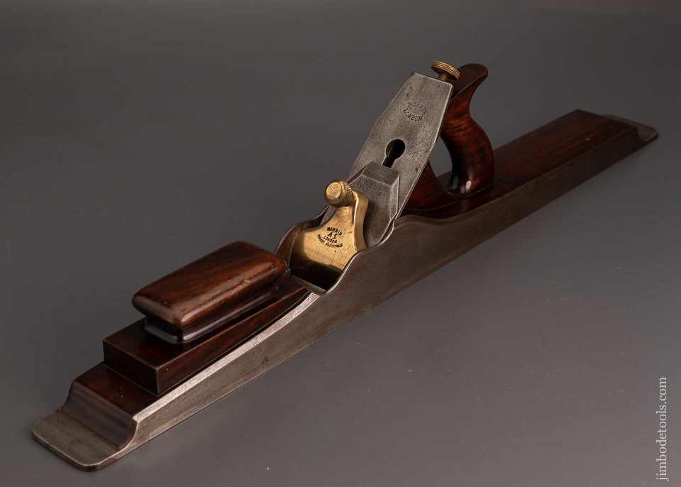 Rare & Remarkable NORRIS 28 1/2 Inch No. A1 Jointer Plane Dovetailed, Rosewood Infill - EXCELSIOR 102969