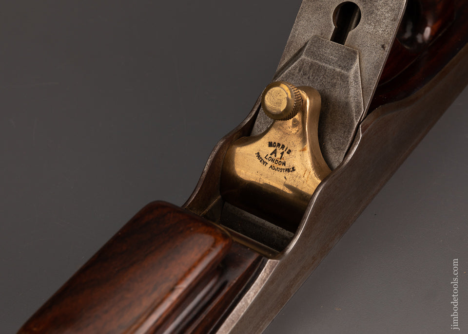 Rare & Remarkable NORRIS 28 1/2 Inch No. A1 Jointer Plane Dovetailed, Rosewood Infill - EXCELSIOR 102969