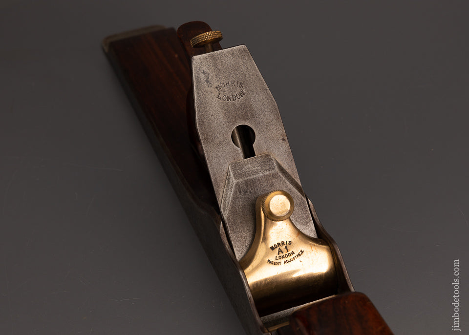 Rare & Remarkable NORRIS 28 1/2 Inch No. A1 Jointer Plane Dovetailed, Rosewood Infill - EXCELSIOR 102969