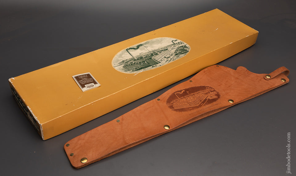 Mint in Box STANLEY 150th Anniversary Hand Saw with Leather Sheath - 102993