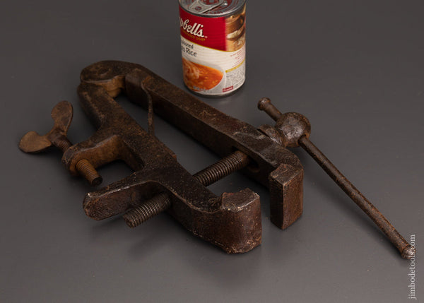 Cool Blacksmith Made Bench Vise - 102996