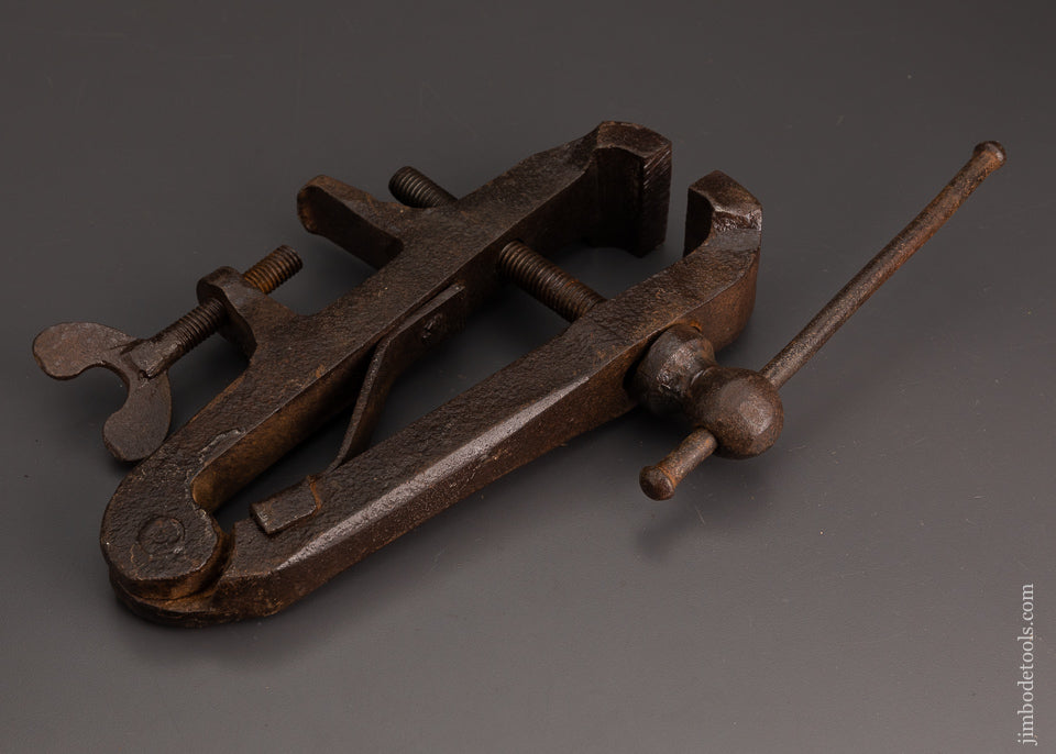 Cool Blacksmith Made Bench Vise - 102996