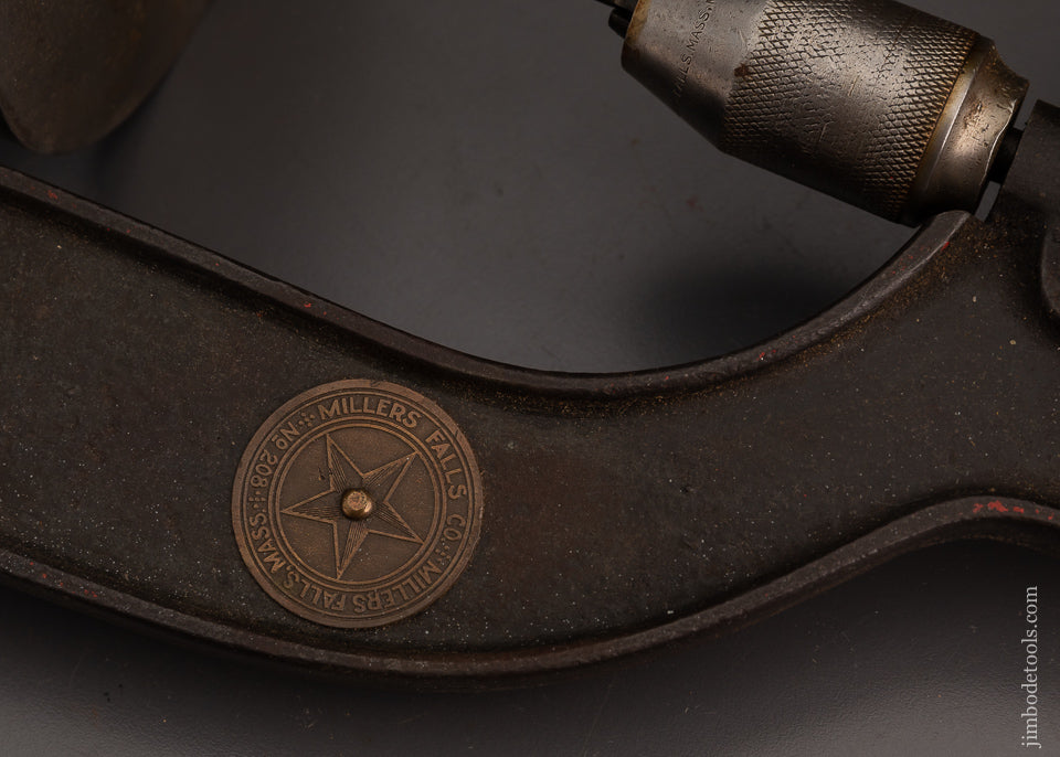 MILLERS FALLS No. 208 Bench Mount Drill Press - 102998