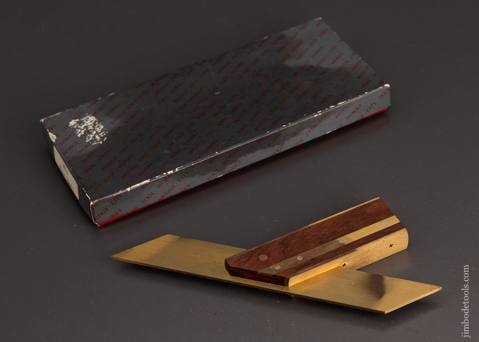 BRIDGE CITY TOOL WORKS MS-1 Miter Square in Original Box - 103007