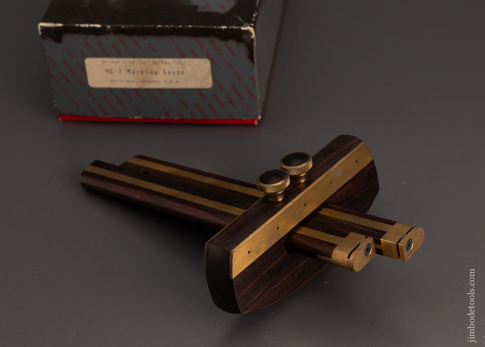 BRIDGE CITY TOOL WORKS MG2 Marking Gauge in Original Box - 103008
