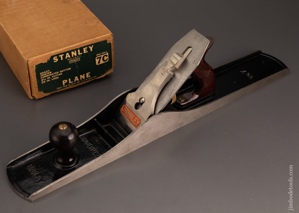 STANLEY No. 7C Jointer Plane Near Mint in Box - 103030
