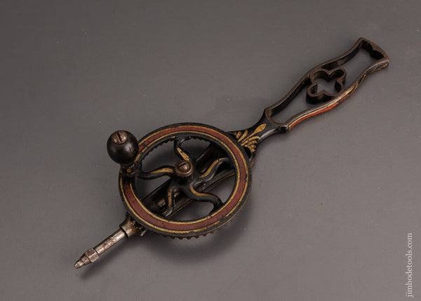 Ornate, Pinstriped WHITNEY’S PATENT Hand Drill Extra Fine - 103038