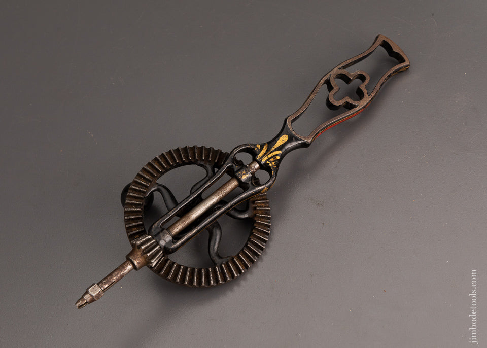 Ornate, Pinstriped WHITNEY’S PATENT Hand Drill Extra Fine - 103038