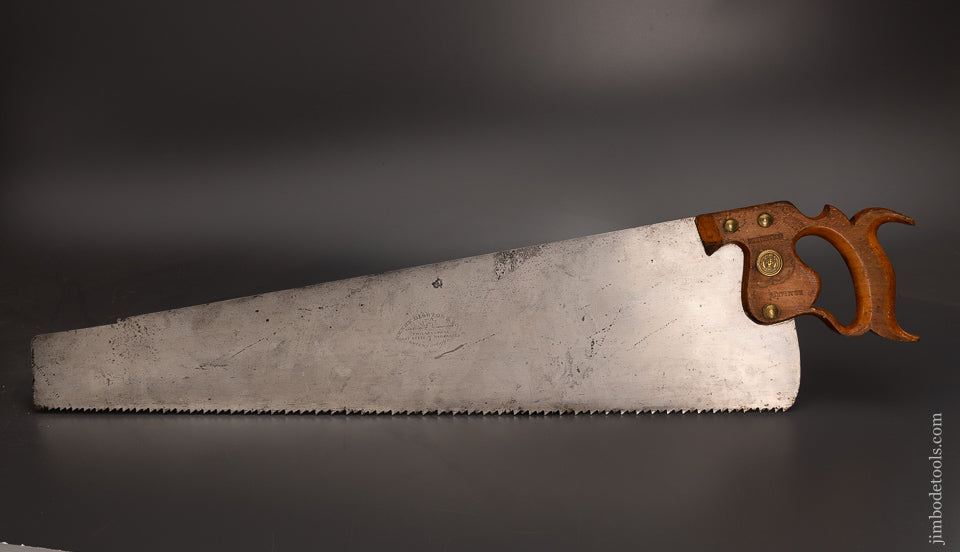 Minty Monster 28 Inch DISSTON No. 7 Rip Hand Saw - 103039