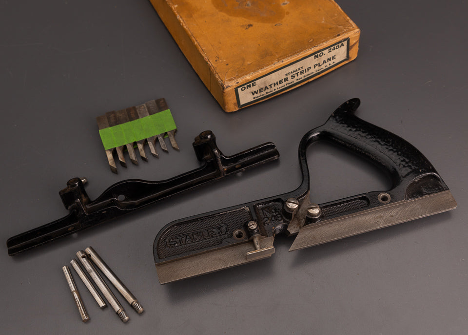 STANLEY No. 248A Weather Stripping Plane Near Mint in Box - 103045