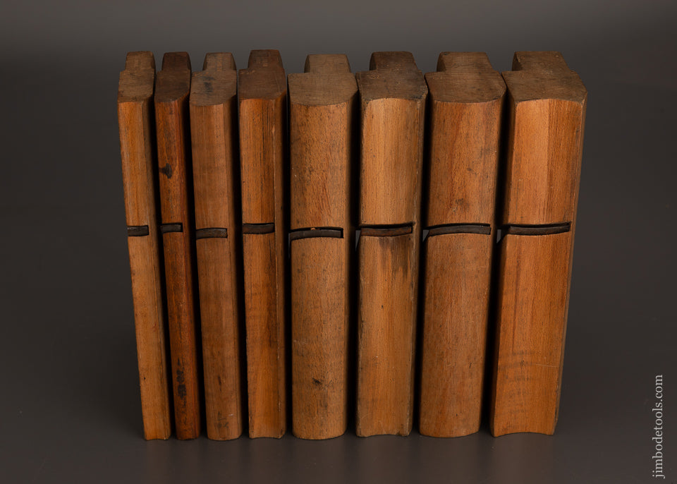4 Fine Pairs of Hollow & Round Moulding Planes by OHIO TOOL CO. - 103053
