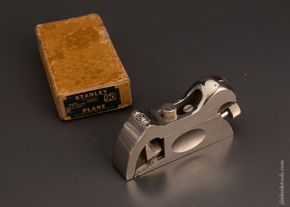 STANLEY No. 90 Rabbet Plane Mint in Box - 103056