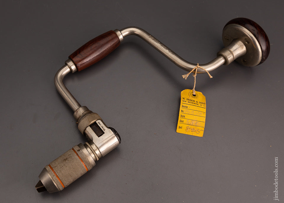 10 Inch STANLEY No. 923  Bit Brace Mint  with Tag Rosewood - 103084