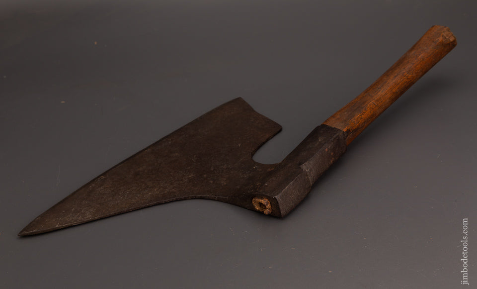 Decorated Offset Single Bevel European Goosing Axe - 103092