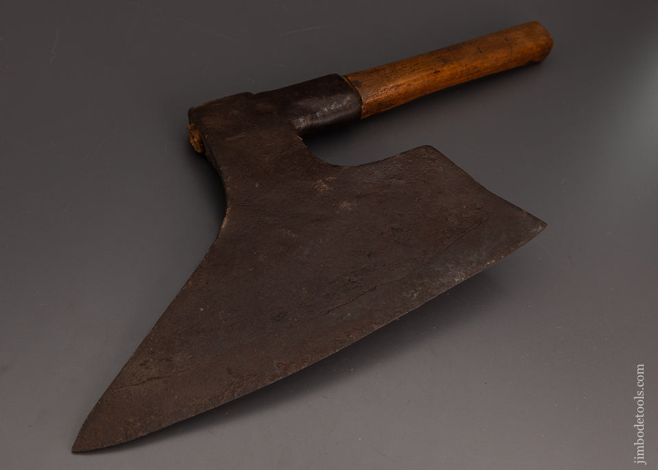 Decorated Offset Single Bevel European Goosing Axe - 103092