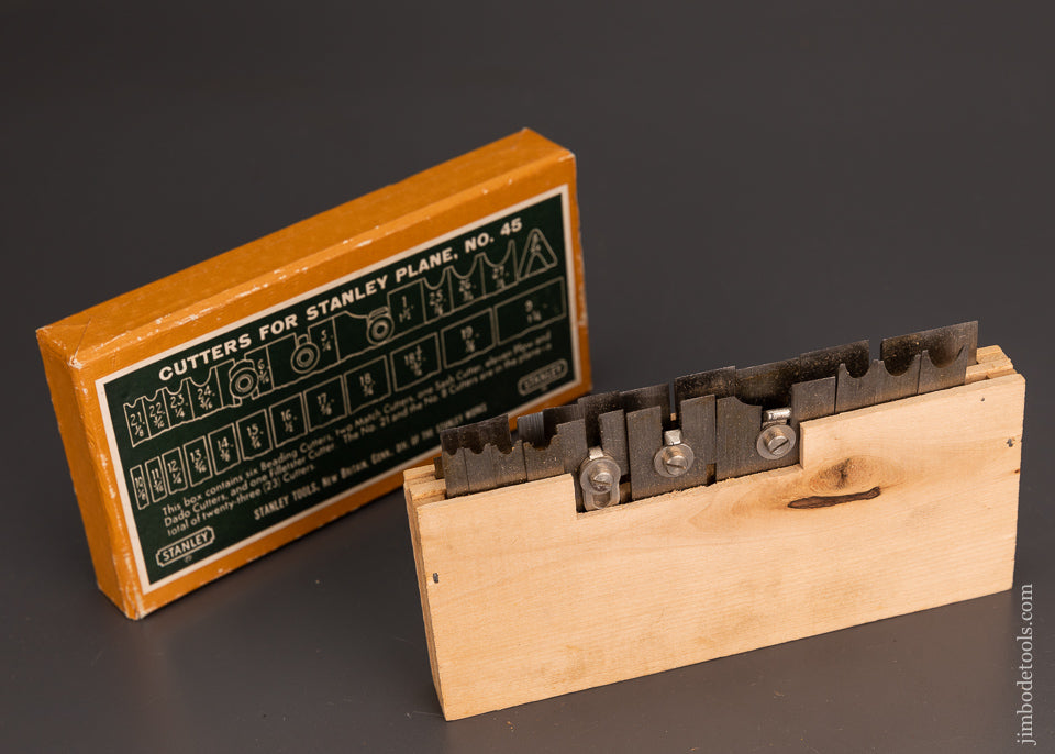 STANLEY No. 55 Combination Plane Dead Mint in Original Box 100% Complete - 103096