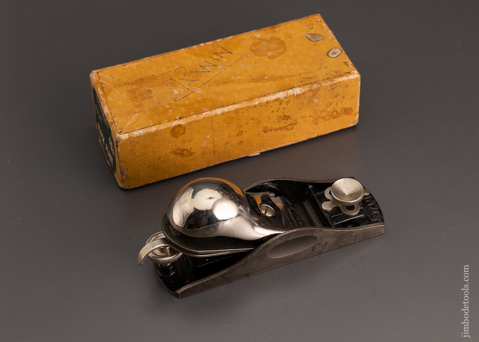 STANLEY No. 18 Block Plane Near Mint in Box - 103098
