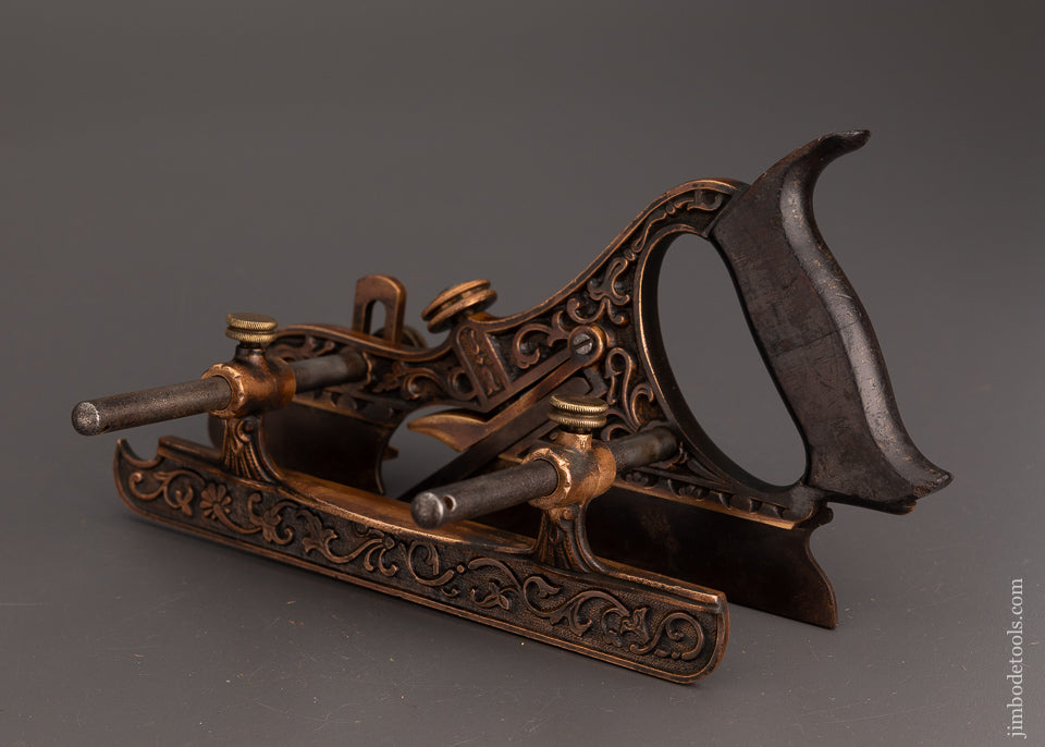 Very Rare & Fine STANLEY MILLER’S PATENT No. 44 GUNMETAL Plow Plane - 103125
