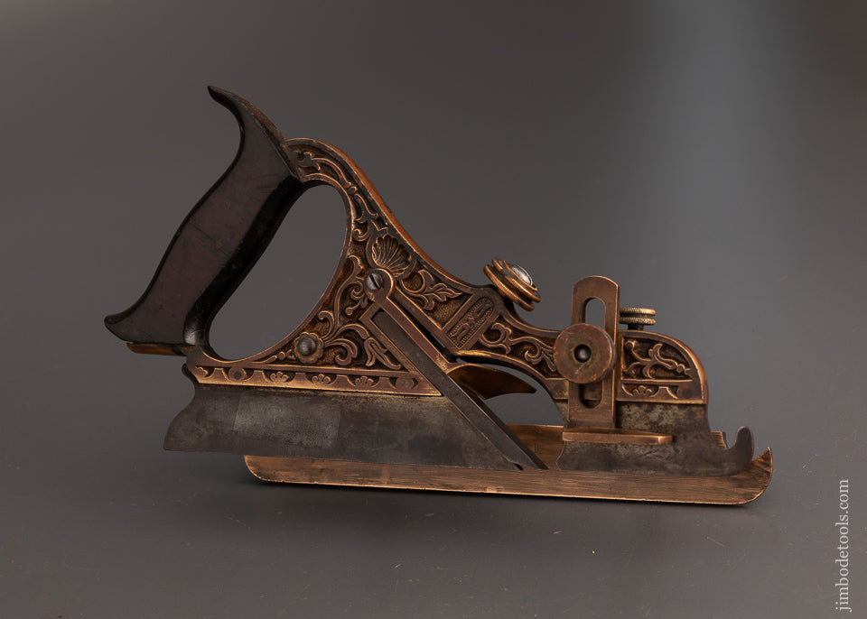 Very Rare & Fine STANLEY MILLER’S PATENT No. 44 GUNMETAL Plow Plane - 103125