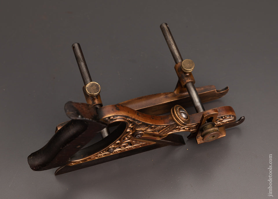 Very Rare & Fine STANLEY MILLER’S PATENT No. 44 GUNMETAL Plow Plane - 103125